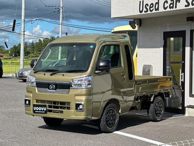 ジャンボエクストラ　届出済未使用車　新品ホイール　ミルエイト　新品タイヤ　モンスタ　４ＷＤ　スマアシ　スマートキー　プッシュスタート　ＬＥＤヘッドライト　Ｆフォグランプ　作業灯　純正ホイールタイヤセット付(3枚目)