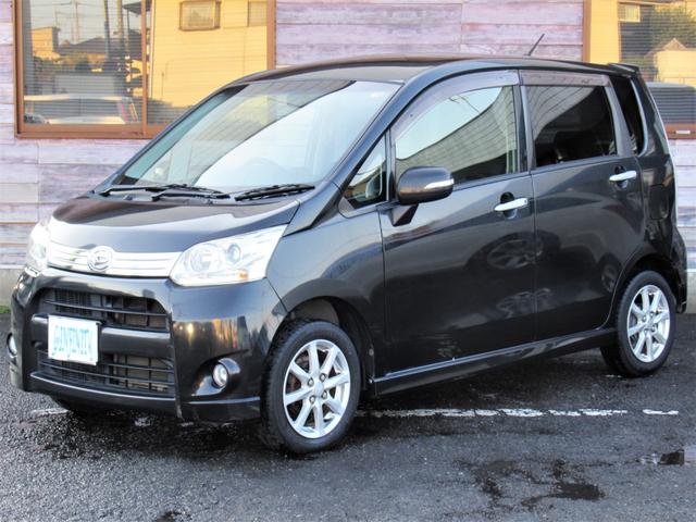 ムーヴ カスタム Xリミテッド /車検:2年付き/エアロ+リアスポ/社外ナビ/DVD/Bluetooth/純正14AW/HID/フォグ/革巻きステア/スマ-トキ-/ベンチシ-ト/AUTOエアコン/ドアバイザ-/PVガラス/Tチェ-ン(16枚目)