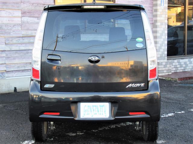 ムーヴ カスタム Xリミテッド /車検:2年付き/エアロ+リアスポ/社外ナビ/DVD/Bluetooth/純正14AW/HID/フォグ/革巻きステア/スマ-トキ-/ベンチシ-ト/AUTOエアコン/ドアバイザ-/PVガラス/Tチェ-ン(18枚目)
