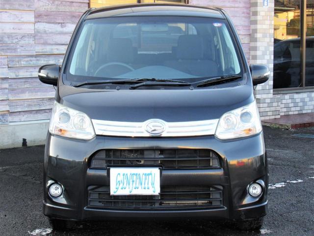 ムーヴ カスタム Xリミテッド /車検:2年付き/エアロ+リアスポ/社外ナビ/DVD/Bluetooth/純正14AW/HID/フォグ/革巻きステア/スマ-トキ-/ベンチシ-ト/AUTOエアコン/ドアバイザ-/PVガラス/Tチェ-ン(30枚目)