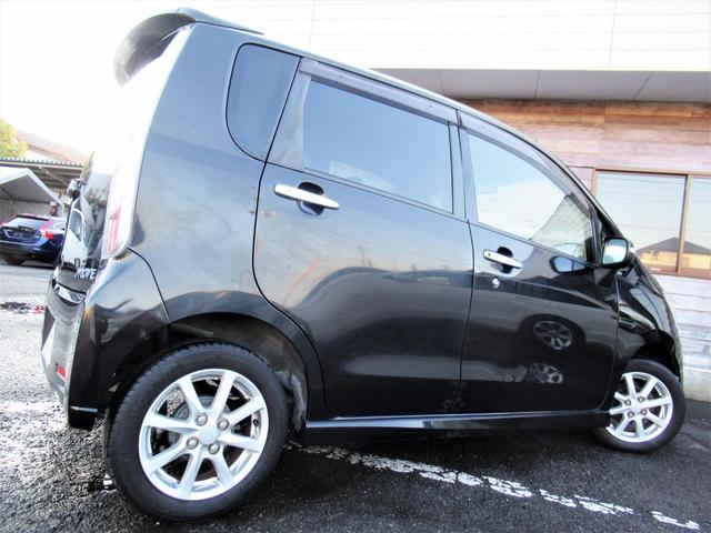 ムーヴ カスタム Xリミテッド /車検:2年付き/エアロ+リアスポ/社外ナビ/DVD/Bluetooth/純正14AW/HID/フォグ/革巻きステア/スマ-トキ-/ベンチシ-ト/AUTOエアコン/ドアバイザ-/PVガラス/Tチェ-ン(37枚目)