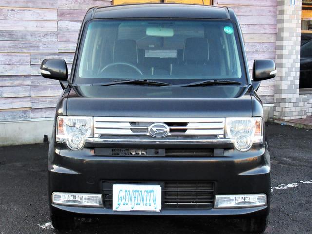 ムーヴコンテ カスタム RS /車検:2年付/後期型/ターボ/エアロ+リアスポイラ-/純正ナビ/ワンセグ/DVD/AUX接続/純正14インチAW/HID/フォグ/ETC/革ステ/スマキ-/AUTOエアコン/バイザ-/Tチェ-ン(17枚目)