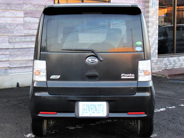 ムーヴコンテ カスタム RS /車検:2年付/後期型/ターボ/エアロ+リアスポイラ-/純正ナビ/ワンセグ/DVD/AUX接続/純正14インチAW/HID/フォグ/ETC/革ステ/スマキ-/AUTOエアコン/バイザ-/Tチェ-ン(18枚目)