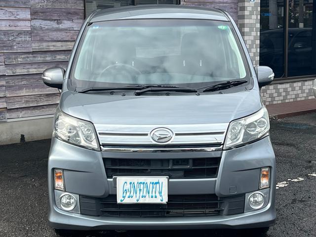 ムーヴ カスタム Xリミテッド SA /後期型/車検:2年付/衝突回避/純エアロ+リアスポ/純ナビ/Bカメラ/ワンセグ/USB&AUX/純14AW/LEDヘッドライト/フォグ/本革ステア/スマキ-/AUTOエアコン/バイザ-/Tチェ-ン(18枚目)