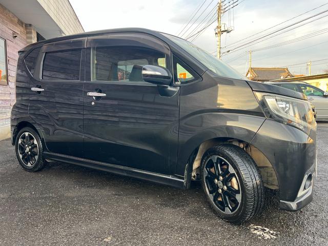 ムーヴ カスタム RS ハイパーSA /車検:2年付/ターボ/衝突回避/純正エアロ+リアスポ/社外ナビ/純正15AW/LEDライト/フォグ/革巻きステア/スマ-トキ-/AUTOエアコン/アイドリングS/ドアバイザ-/PVガラス/Tチェ-ン(5枚目)