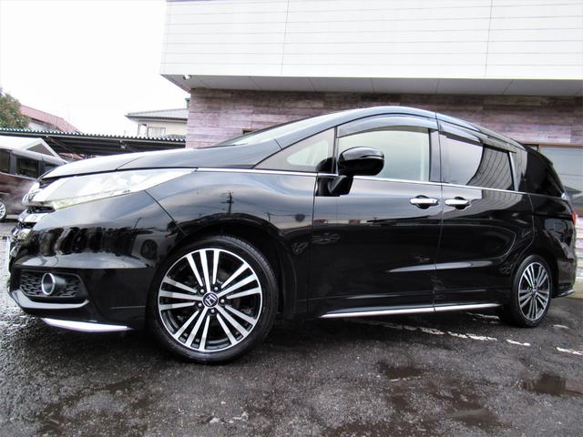 オデッセイ アブソルート・EX /エアロ+リアスポ/車検:2年付/衝突回避/純ナビ/Bカメラ/フリップダウン/フルセグ/DVD/Bluetooth/純18AW/両側電動スライド/LEDライト/ETC/本革ステア/クルコン/Tチェ-ン(50枚目)