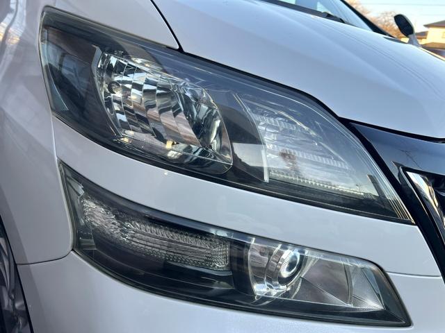 ヴェルファイア 2.4Z /車検:2年付/純ナビ/フリップダウン/バックカメラ/フルセグ/DVD/両側電動スライド/純18AW/HID/フォグ/ETC/ウッドコンビ革ステア/スマートキー/ドアバイザ-/PVガラス/Tチェ-ン(7枚目)