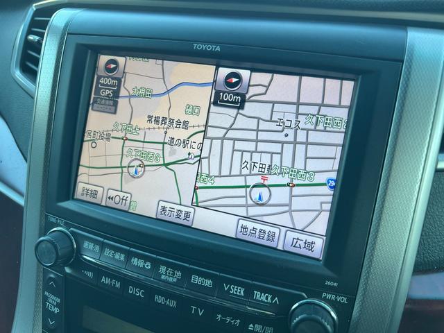 ヴェルファイア 2.4Z /車検:2年付/純ナビ/フリップダウン/バックカメラ/フルセグ/DVD/両側電動スライド/純18AW/HID/フォグ/ETC/ウッドコンビ革ステア/スマートキー/ドアバイザ-/PVガラス/Tチェ-ン(11枚目)