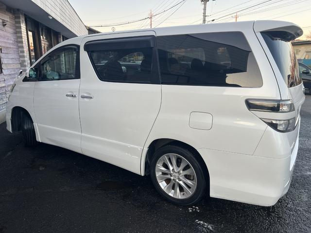 ヴェルファイア 2.4Z /車検:2年付/純ナビ/フリップダウン/バックカメラ/フルセグ/DVD/両側電動スライド/純18AW/HID/フォグ/ETC/ウッドコンビ革ステア/スマートキー/ドアバイザ-/PVガラス/Tチェ-ン(39枚目)