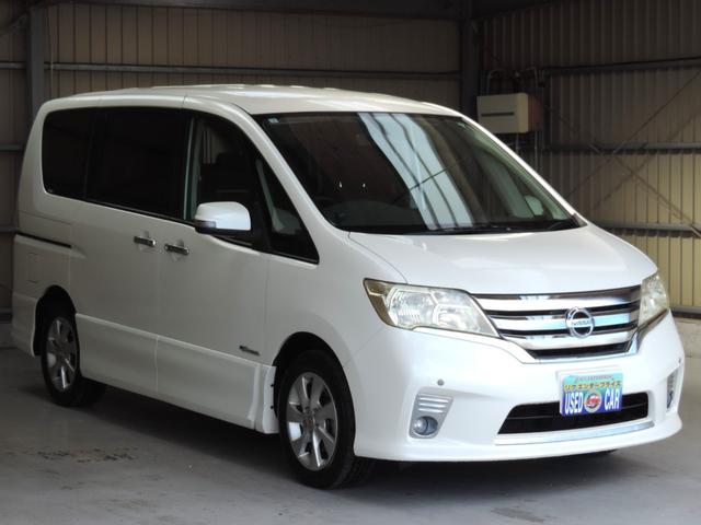 セレナ ハイウェイスター S-ハイブリッド Vセレクション スマートキー/SDナビ/フルセグ/Bt/DVD再/MSV/CD/ETC/HID/リアモニター(3枚目)