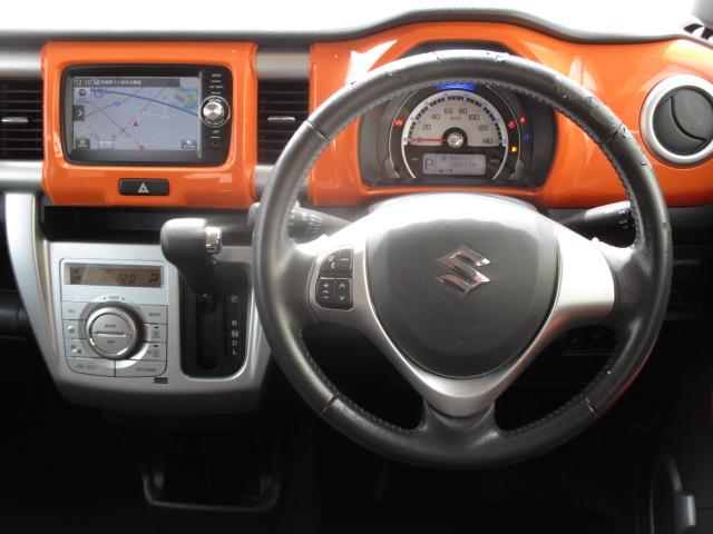 X 純正SDナビ 地デジ Bluetooth バックカメラ シートヒーター ブレーキサポート 禁煙車 ETC ワンオーナー ステアリングスイッチ HIDライト アイドリングストップ 純正15インチアルミ(4枚目)