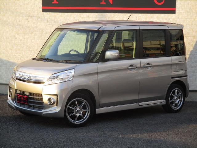 TS ターボ 両側パワスラ メモリーナビ 地デジ ETC アイドリングストップ スマートキー プッシュスタート HID オートライト 社外15インチアルミ 禁煙車(14枚目)