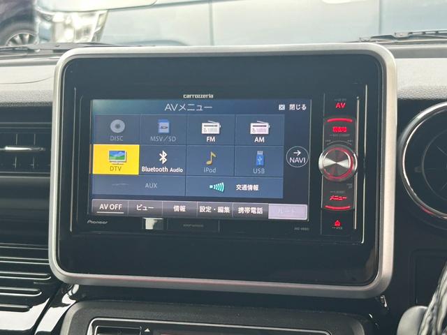 スペーシアカスタム ハイブリッドXS Bluetoothオーディオ ブレーキサポート レーンキープ LEDヘッドライト オートライト オートハイビーム アイドリングストップ ステアリングリモコン フルセグテレビ プッシュスタート(16枚目)