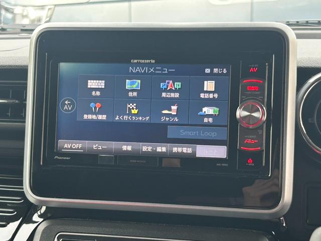スペーシアカスタム ハイブリッドXS Bluetoothオーディオ ブレーキサポート レーンキープ LEDヘッドライト オートライト オートハイビーム アイドリングストップ ステアリングリモコン フルセグテレビ プッシュスタート(17枚目)