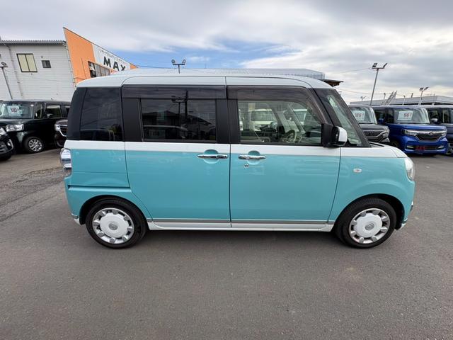 ムーヴキャンバス Gメイクアップ SAII 両側電動スライドドア LEDヘッドライト Bluetoothオーディオ アラウンドビューモニター フルセグ 純正ナビ ブレーキサポート アイドリングストップ オートライト ステアリングリモコン(23枚目)