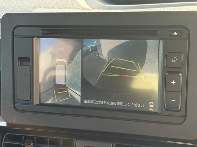 タント カスタムX 社外オーディオ アラウンドビューモニター ACC ETC 両側パワスラ 半革シート バックカメラ アイドリングストップ ブレーキサポート シートヒーター オートライト 純正14AW フォグランプ(8枚目)