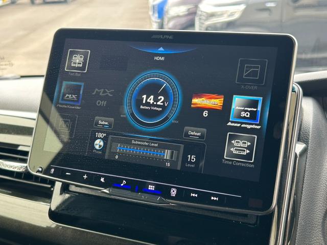 N-BOXカスタム G・EXターボホンダセンシング 社外オーディオ バックカメラ ACC 半革シート 両側パワスラ ETC LEDヘッドライト ブレーキサポートフォグランプ アイドリングストップ オートライト 社外16AW ステアリングリモコン(14枚目)