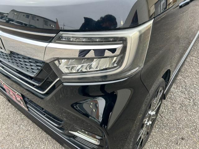 N-BOXカスタム G・EXターボホンダセンシング 社外オーディオ バックカメラ ACC 半革シート 両側パワスラ ETC LEDヘッドライト ブレーキサポートフォグランプ アイドリングストップ オートライト 社外16AW ステアリングリモコン(29枚目)