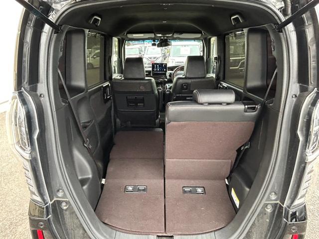 N-BOXカスタム G・EXターボホンダセンシング 社外オーディオ バックカメラ ACC 半革シート 両側パワスラ ETC LEDヘッドライト ブレーキサポートフォグランプ アイドリングストップ オートライト 社外16AW ステアリングリモコン(47枚目)