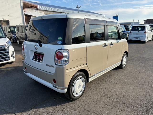 ムーヴキャンバス Ｇメイクアップリミテッド　ＳＡＩＩＩ　純正ナビ　Ｂｌｕｅｔｏｏｔｈオーディオ　両側パワースライドドア　ＥＴＣ　アラウンドビューモニター　ブレーキサポート　アイドリングストップ　フルセグテレビ　ステアリングリモコン　オートライト（22枚目）