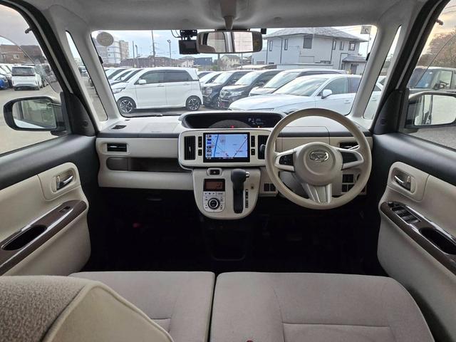 ムーヴキャンバス Ｘリミテッドメイクアップ　ＳＡＩＩ　純正メモリーナビ　Ｂｌｕｅｔｏｏｔｈオーディオ　バックカメラ　フルセグ　両側パワースライドドア　アイドリングストップ　衝突軽減ブレーキ　ＥＴＣ　オートライト　社外１４インチＡＷ（5枚目）