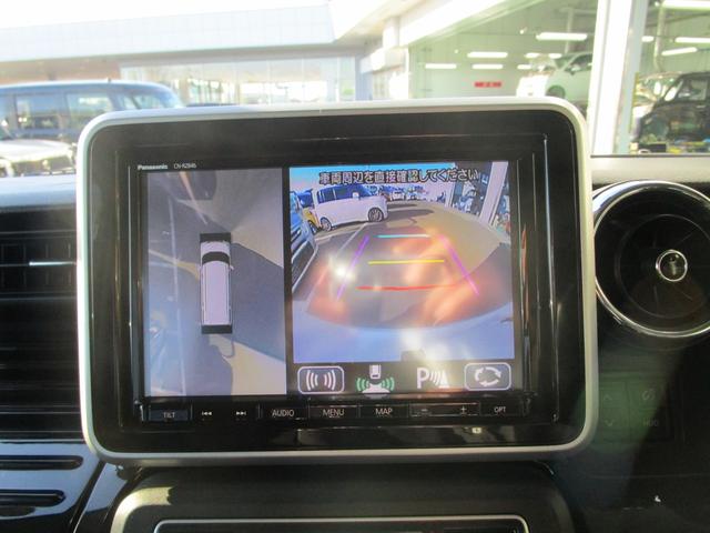 スペーシア カスタム HYBRID XS 全方位カメラナビ ETC 全方位カメラPKG 8インチメモリーナビ ETC 両側電動スライドドア 前後ブレーキサポート リアパーキングソナー LEDランプ アルミ シートヒーター&リフター サンシェード サーキュレーター(46枚目)