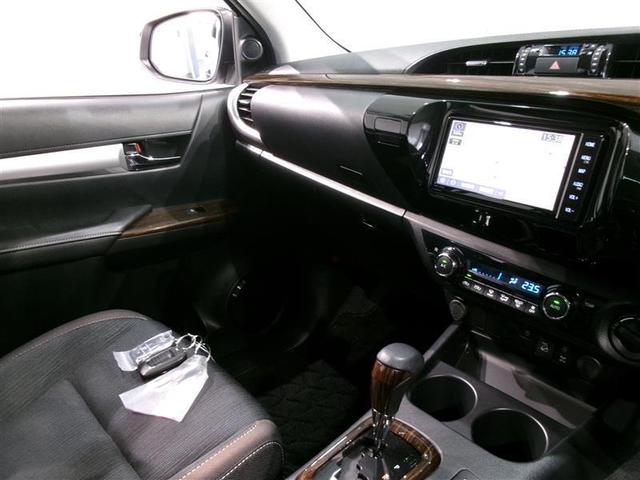 ハイラックス Z 4WD フルセグ メモリーナビ DVD再生 バックカメラ 衝突被害軽減システム ETC LEDヘッドランプ 記録簿 ディーゼル(10枚目)