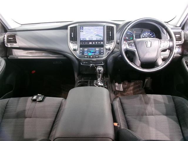 クラウンハイブリッド アスリートS フルセグ HDDナビ DVD再生 ミュージックプレイヤー接続可 バックカメラ ETC HIDヘッドライト ワンオーナー 記録簿(4枚目)