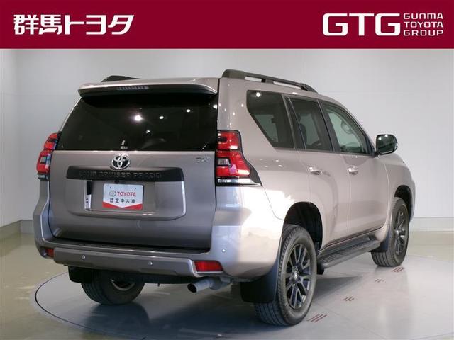 ランドクルーザープラド TX Lパッケージ マットブラックエディション 革シート サンルーフ 4WD フルセグ メモリーナビ DVD再生 バックカメラ 衝突被害軽減システム ETC LEDヘッドランプ ワンオーナー 記録簿(3枚目)