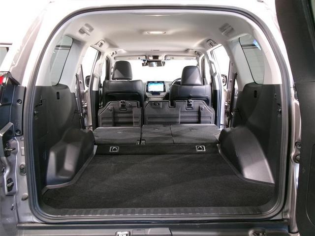 ランドクルーザープラド TX Lパッケージ マットブラックエディション 革シート サンルーフ 4WD フルセグ メモリーナビ DVD再生 バックカメラ 衝突被害軽減システム ETC LEDヘッドランプ ワンオーナー 記録簿(17枚目)