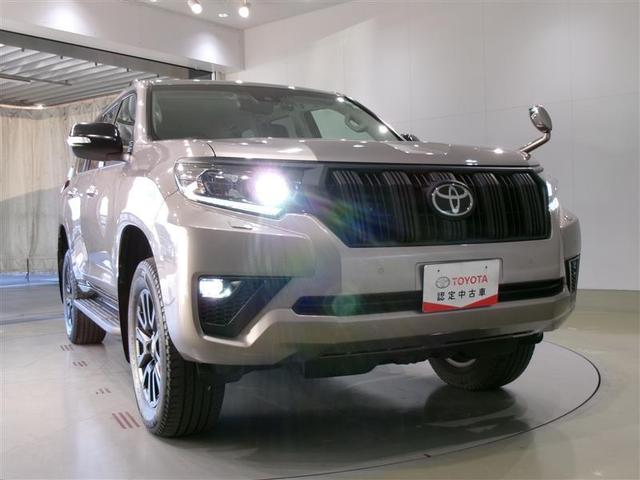 ランドクルーザープラド TX Lパッケージ マットブラックエディション 革シート サンルーフ 4WD フルセグ メモリーナビ DVD再生 バックカメラ 衝突被害軽減システム ETC LEDヘッドランプ ワンオーナー 記録簿(19枚目)