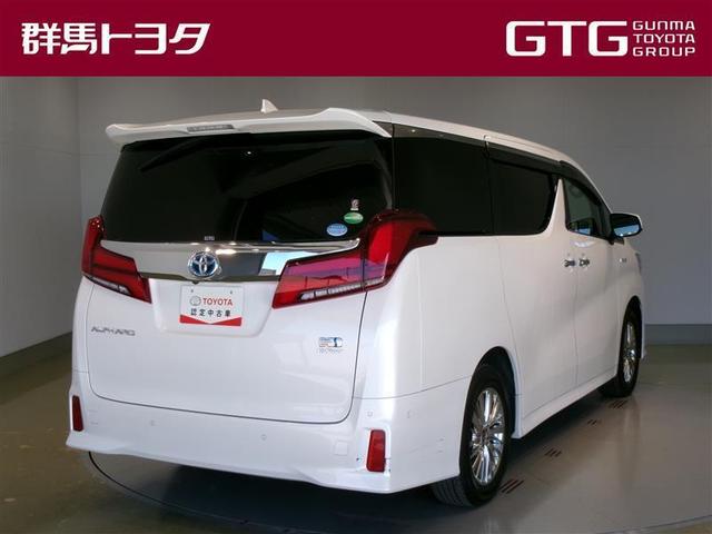 アルファードハイブリッド SR Cパッケージ サンルーフ 4WD フルセグ メモリーナビ DVD再生 後席モニター バックカメラ 衝突被害軽減システム ETC 両側電動スライド LEDヘッドランプ 乗車定員7人 3列シート ワンオーナー 記録簿(3枚目)