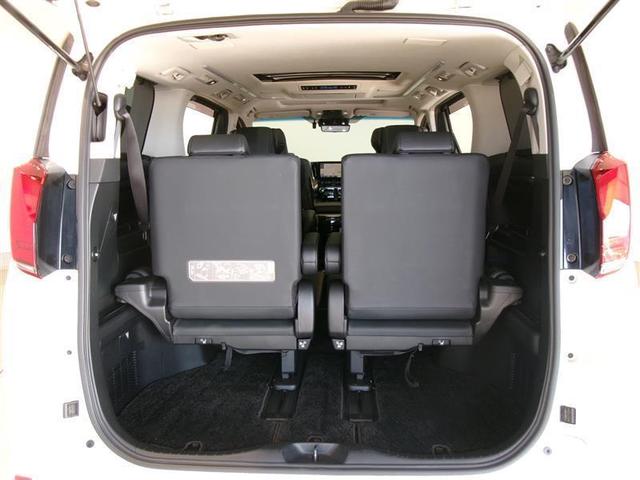 アルファードハイブリッド SR Cパッケージ サンルーフ 4WD フルセグ メモリーナビ DVD再生 後席モニター バックカメラ 衝突被害軽減システム ETC 両側電動スライド LEDヘッドランプ 乗車定員7人 3列シート ワンオーナー 記録簿(16枚目)