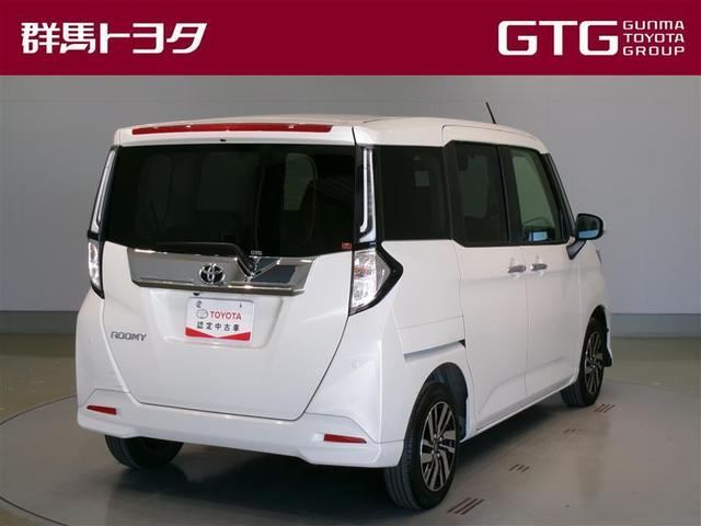 ルーミー カスタムG トヨタ認定中古車 フルセグ メモリーナビ DVD再生 バックカメラ 衝突被害軽減システム ETC 両側電動スライド LEDヘッドランプ 記録簿 アイドリングストップ(3枚目)