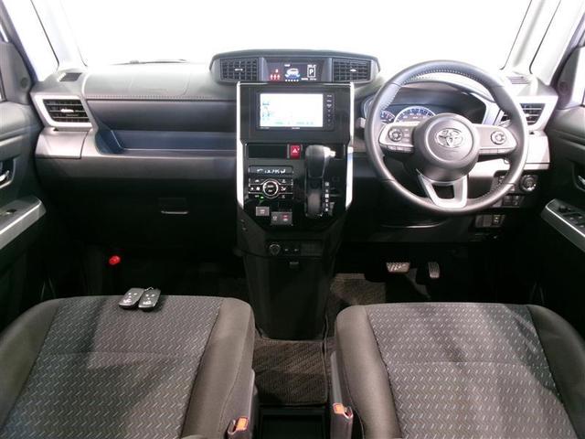 ルーミー カスタムG トヨタ認定中古車 フルセグ メモリーナビ DVD再生 バックカメラ 衝突被害軽減システム ETC 両側電動スライド LEDヘッドランプ 記録簿 アイドリングストップ(4枚目)