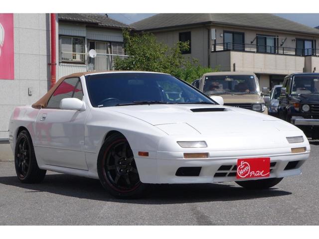 サバンナＲＸ－７ カブリオレ　修復歴無　５速マニュアル　アンフィニステリング　純正革シート　ノーマル車高　新品クロススピード１７インチホイール　新品タイヤ　ブローオフバルブ　社外エアクリーナー　ターボタイマー（33枚目）