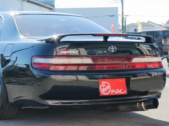 チェイサー ツアラーＶ　前期１ＪＺツインターボＥＧ　ＭＴ載替公認済　同色全塗装済み　新品１８インチＡＷ　新品タイヤ　全長式車高調　ＲＥＣＡＲＯフルバケ　前置きインタークーラー　社外砲弾マフラー　Ｄ１ｓｐｅｃステアリング（32枚目）