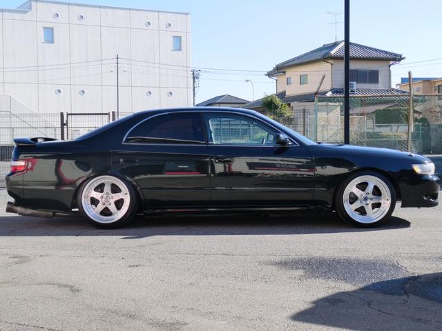 チェイサー ツアラーＶ　前期１ＪＺツインターボＥＧ　ＭＴ載替公認済　同色全塗装済み　新品１８インチＡＷ　新品タイヤ　全長式車高調　ＲＥＣＡＲＯフルバケ　前置きインタークーラー　社外砲弾マフラー　Ｄ１ｓｐｅｃステアリング（42枚目）