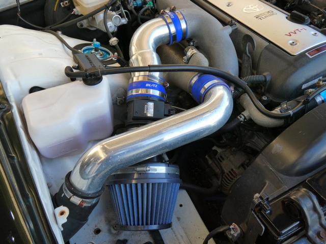 チェイサー ツアラーＶ　純正５速　新品クスコＬＳＤ　ワイドボディキット　３２６車高調　イケヤフロントアーム　ＶＩＰＥＲキーレス　デフィメーター　たにぐちデュアルマフラー　切れ角ＵＰ　グレッディブーコン　ＫＯＹＯラジエター（9枚目）