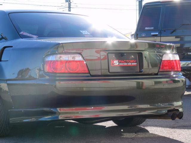 チェイサー ツアラーＶ　純正５速　新品クスコＬＳＤ　ワイドボディキット　３２６車高調　イケヤフロントアーム　ＶＩＰＥＲキーレス　デフィメーター　たにぐちデュアルマフラー　切れ角ＵＰ　グレッディブーコン　ＫＯＹＯラジエター（35枚目）