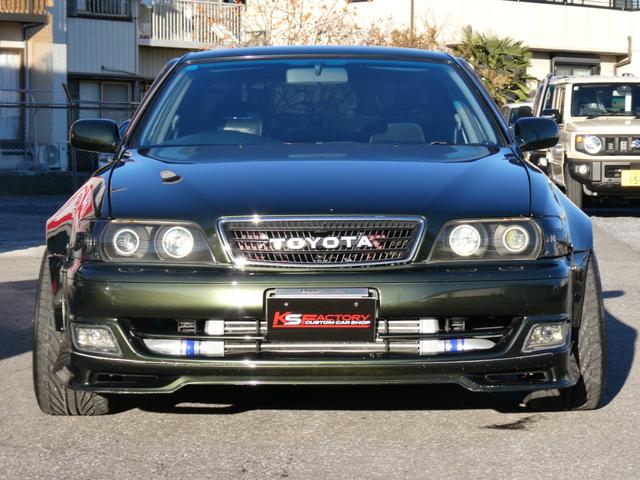 チェイサー ツアラーＶ　純正５速　新品クスコＬＳＤ　ワイドボディキット　３２６車高調　イケヤフロントアーム　ＶＩＰＥＲキーレス　デフィメーター　たにぐちデュアルマフラー　切れ角ＵＰ　グレッディブーコン　ＫＯＹＯラジエター（45枚目）