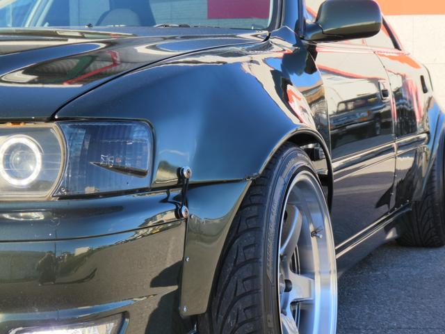 チェイサー ツアラーＶ　純正５速　新品クスコＬＳＤ　ワイドボディキット　３２６車高調　イケヤフロントアーム　ＶＩＰＥＲキーレス　デフィメーター　たにぐちデュアルマフラー　切れ角ＵＰ　グレッディブーコン　ＫＯＹＯラジエター（51枚目）