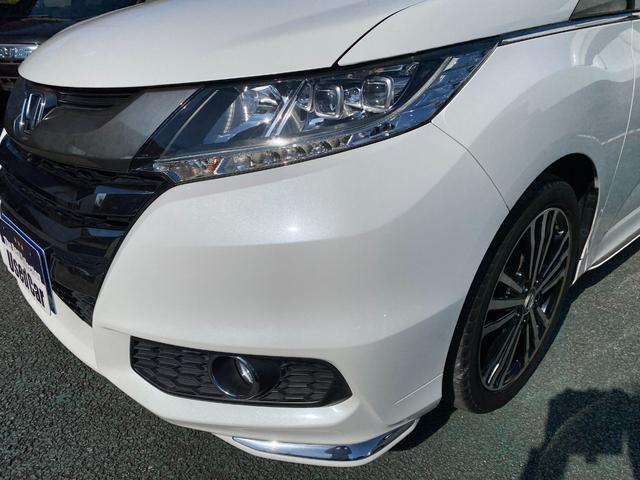 オデッセイ アブソルート・ＥＸ　衝突軽減ブレーキ／純正インターナビ／フルセグＴＶ／マルチビューカメラ／純正後席モニター／ＬＥＤヘッドライト／両側電動スライドドア／運転席パワーシート／純正アルミ／ＥＴＣ／ハーフレザーシート／７人乗り／（14枚目）