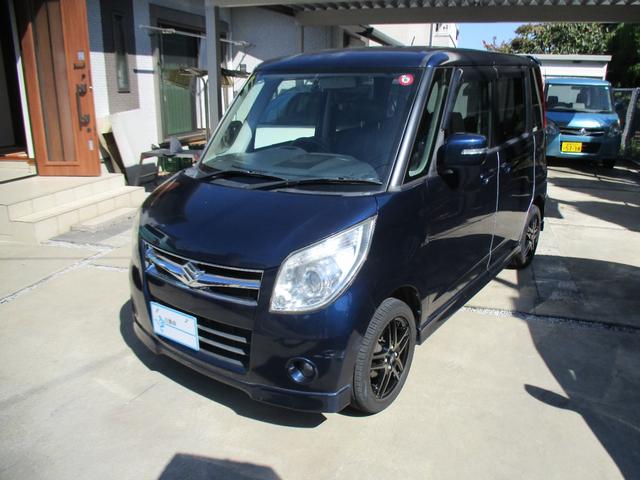 パレット TS SDナビ 地デジTV バックモニター ドライブレコーダー スマートキー プッシュスタート 電動格納ミラー ベンチシート シートヒーター 両側電動スライドドア キセノンライト 社外14インチアルミ(2枚目)