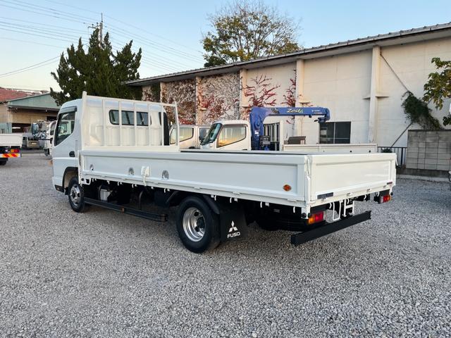 キャンター ロング 2t 平ボディロング AT 左電動格ミラー 荷台寸法 長さ435cm 幅206cm ディーゼルターボ(3枚目)