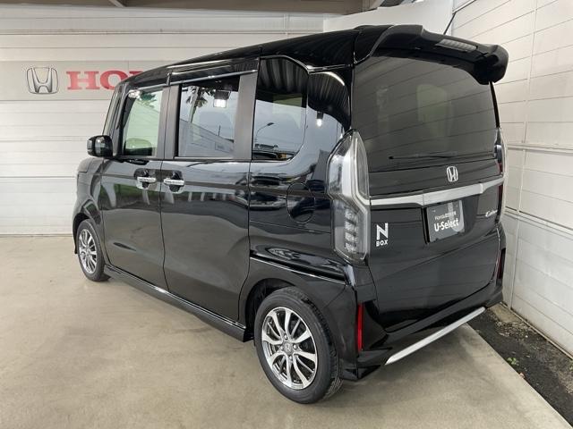 Ｎ－ＢＯＸカスタム Ｌ　・前後ドラレコ装着車　Ｐソナー　禁煙　１オーナー　サイドエアバッグ　ナビＴＶ　Ａストップ　シートヒータ　キーフリーシステム　ＬＥＤライト　リアカメ　クルーズコントロール　ＡＣ　ＤＶＤ視聴可能　スマキー（6枚目）