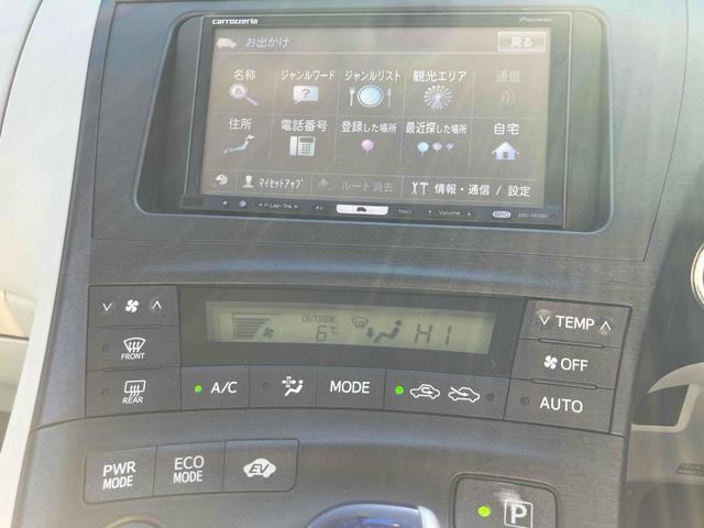 プリウス G ETC オートクルーズコントロール バックカメラ ナビ アルミホイール CVT スマートキー アイドリングストップ 電動格納ミラー 盗難防止システム ベンチシート CD 衝突安全ボディ ABS ESC(5枚目)