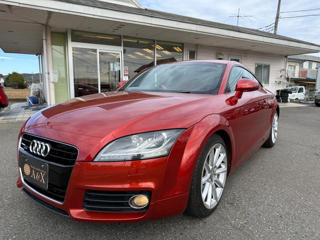 TTクーペ 2.0TFSI クワトロ 2.0TFSI クワトロ(4名) オレンジ色 内装レッド革シート ヒーター 純正AW ナビ ETC(3枚目)