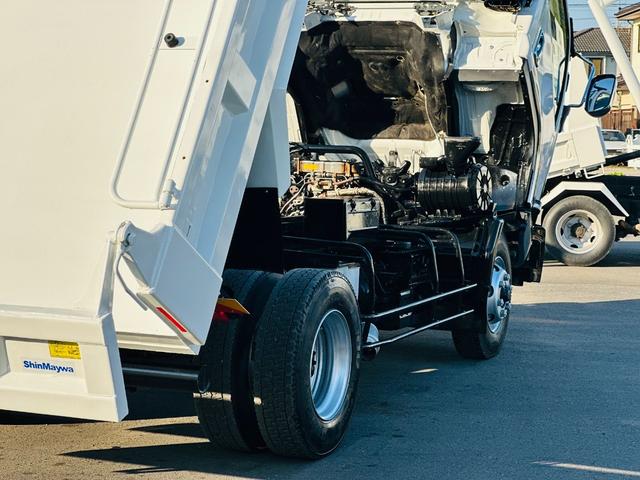 フォワード ３．６ｔダンプ　ＳｈｉｎＭａｙｗａダンプ　ターボ　６速マニュアル　左電動格納ミラー　コボレーン　走行距離７６２３０ＫＭ（19枚目）