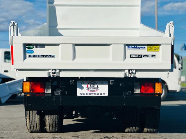 エルフトラック 2tダンプ ShinMaywaダンプ ターボ 5速マニュアル 左電動格納ミラー フォグランプ バックブザー キーレスエントリー 走行距離81888KM ETC(9枚目)
